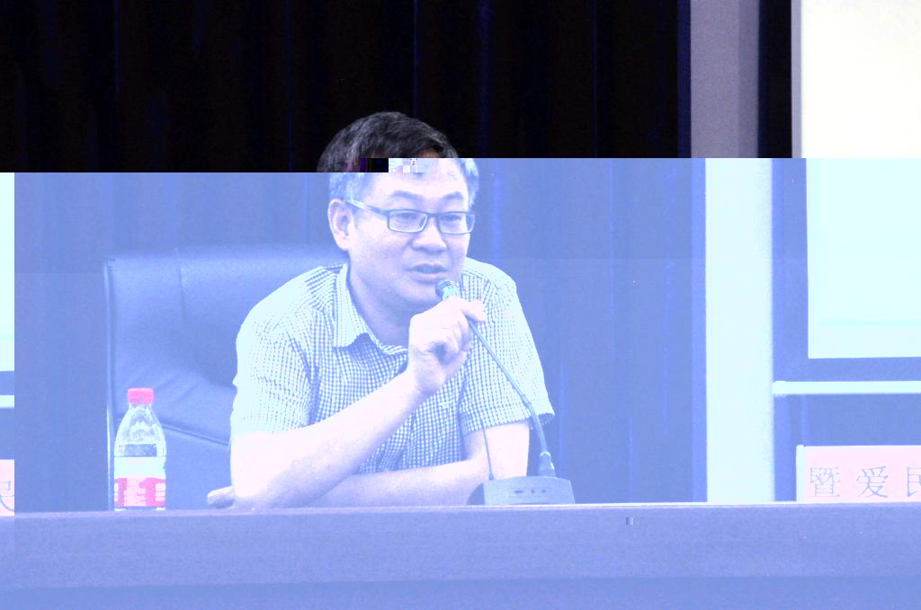 圖為暨愛民副院長主持開幕式